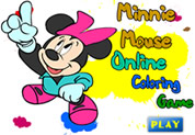 Minnie Mouse Online Coloring Game